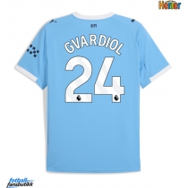 Manchester City Josko Gvardiol #24 Hjemmedrakt 2025-26 Kortermet